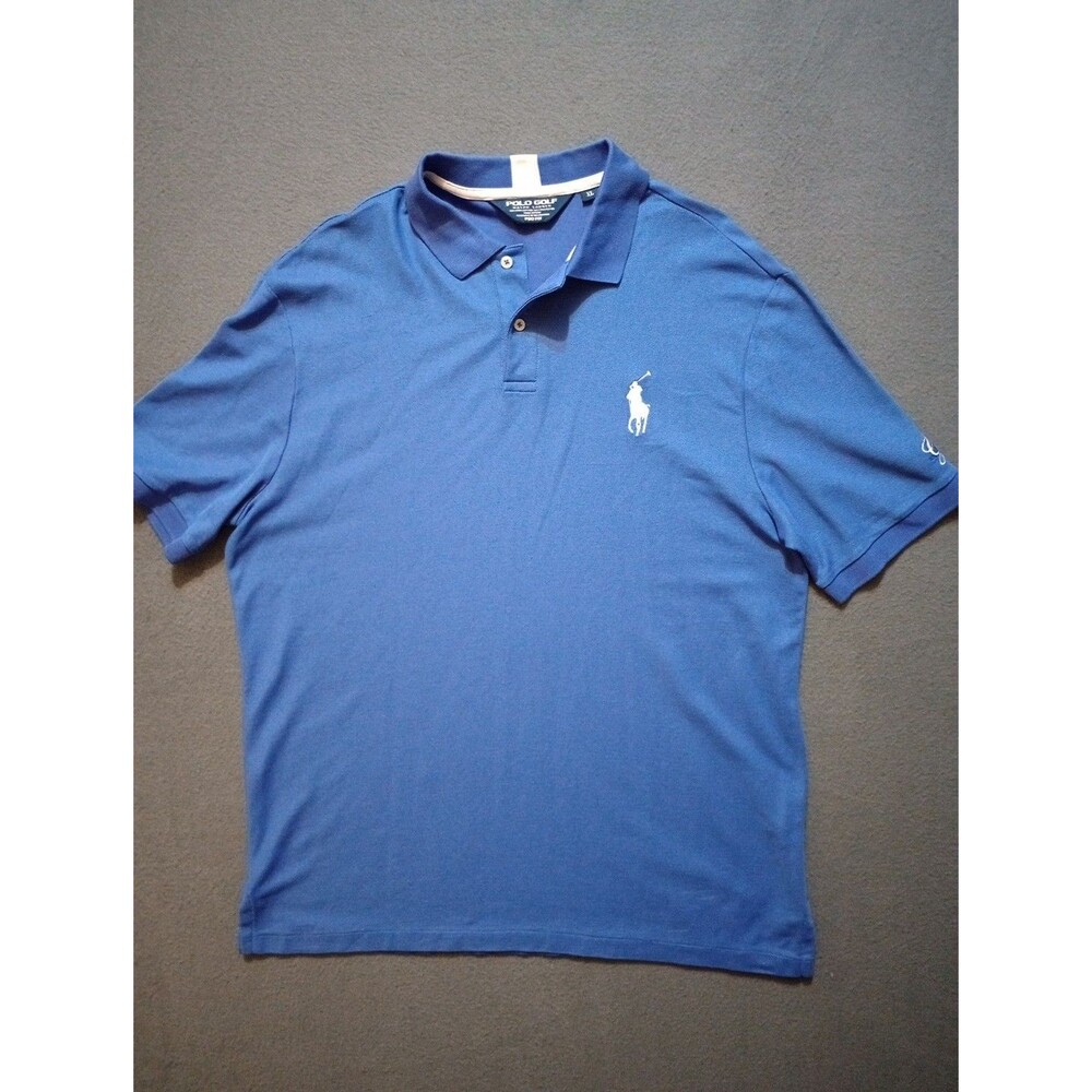VTG Polo Golf Ralph Lauren Pro Fit Blue Short Sleeve Big Pony Polo Shirt